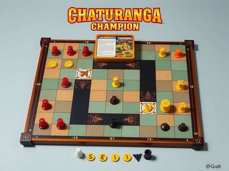 Chaturanga Champion Game Board